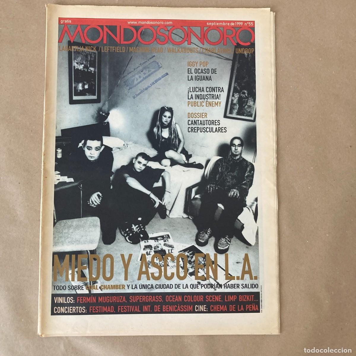 Coleccionismo de revistas y peri&oacute;dicos: MONDO SONORO - SEPTIEMBRE 1999 - N&Uacute;MERO 55