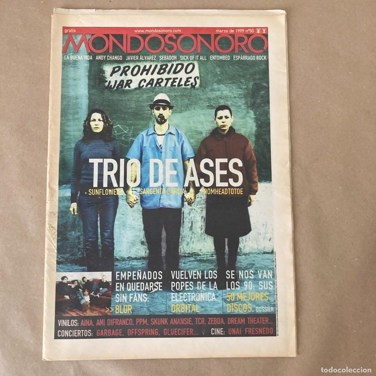 Coleccionismo de revistas y peri&oacute;dicos: MONDO SONORO - MARZO 1999 - N&Uacute;MERO 50