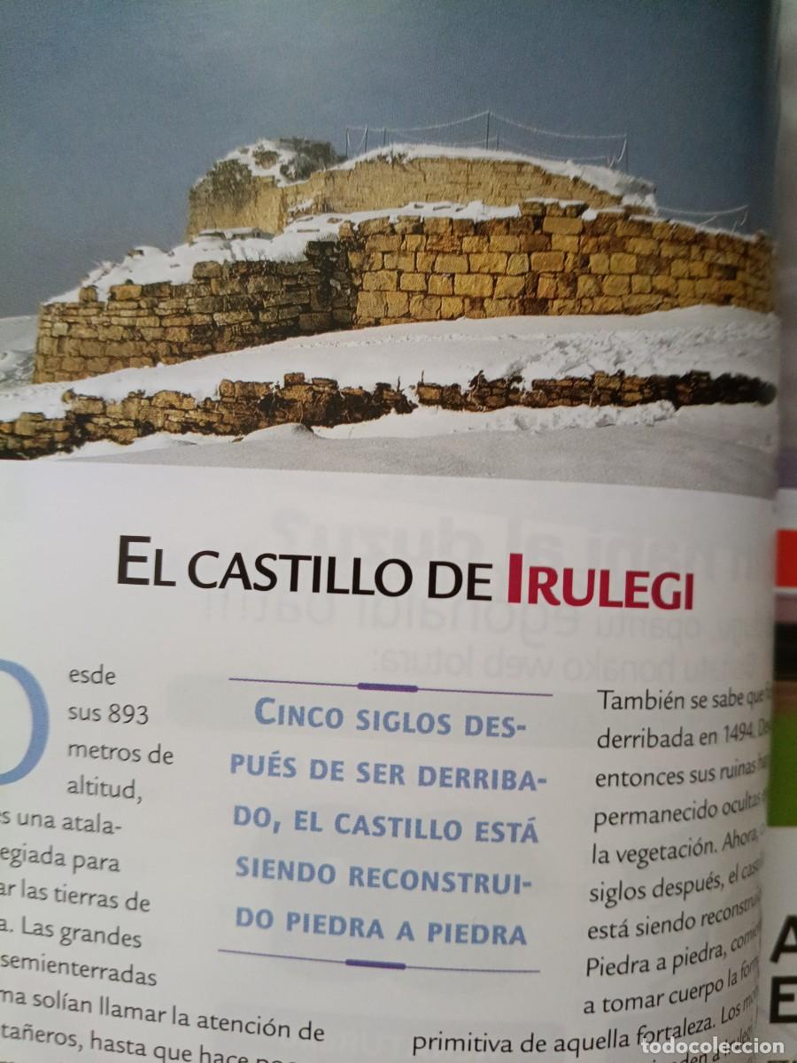 Coleccionismo de revistas y peri&oacute;dicos: RECONSTRUCCI&Oacute;N DEL CASTILLO DE IRULEGI, VALLE DE ARANGUREN. PEQUE&Ntilde;O ARTICULO DE EUSKAL HERRIA, 2012
