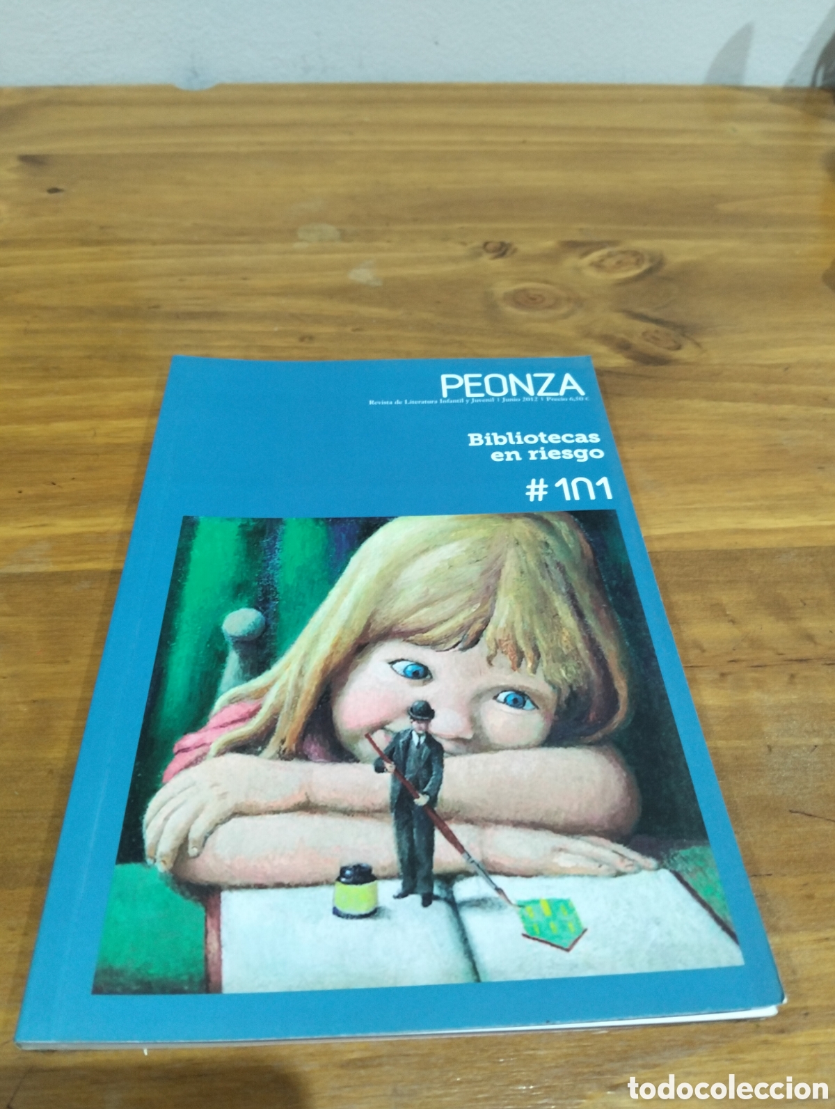 Coleccionismo de revistas y peri&oacute;dicos: Revista peonza bibliotecas en riesgo