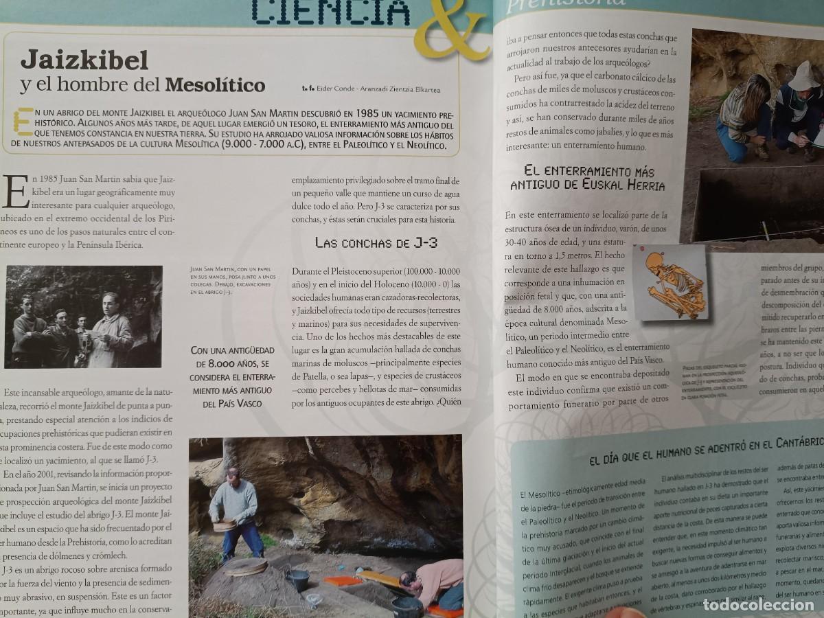 Coleccionismo de revistas y peri&oacute;dicos: JAIZKIBEL, EL ENTERRAMIENTO M&Aacute;S ANTIGUO, CULTURA MESOL&Iacute;TICA. ART&Iacute;CULO DE EUSKAL HERRIA, 2012