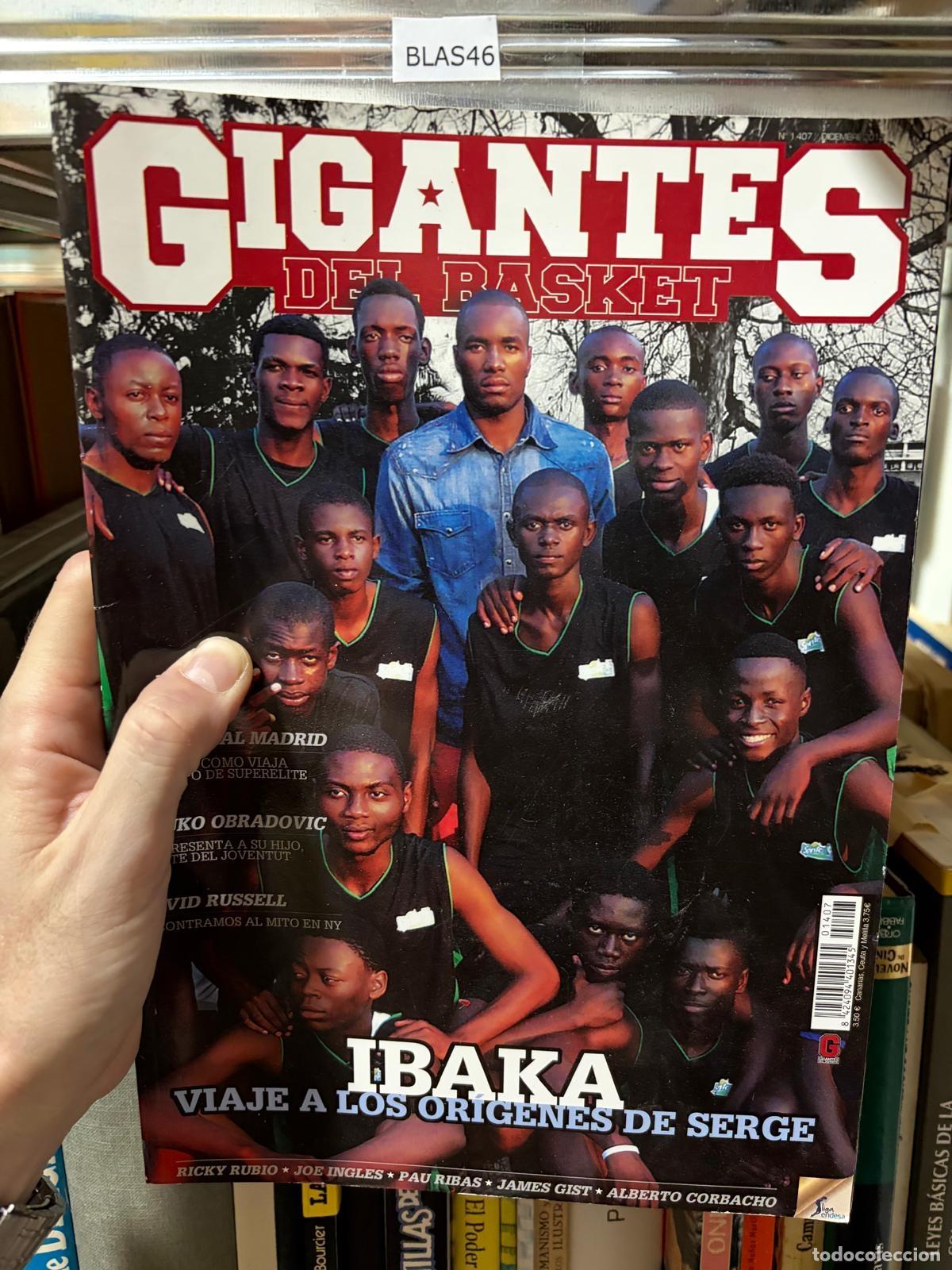 Coleccionismo de revistas y peri&oacute;dicos: BLAS46 Gigantes del Basket n&ordm; 1407 - Ibaka