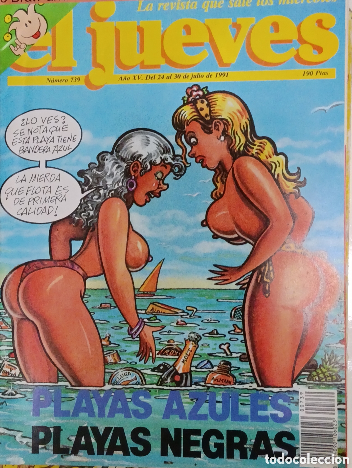 Coleccionismo de revistas y peri&oacute;dicos: EL JUEVES LA REVISTA QUE SALE LOS MIERCOLES N&ordm;739