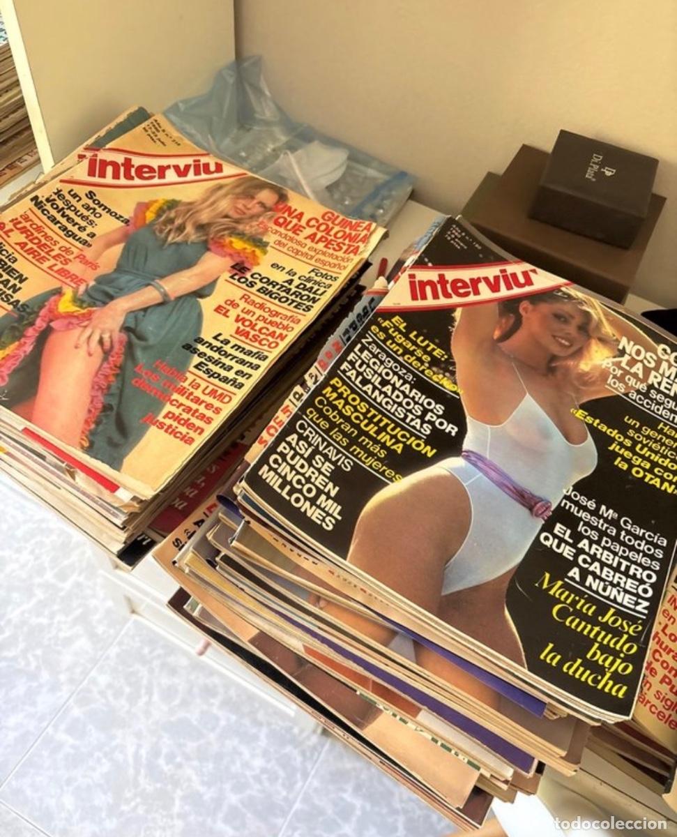Coleccionismo de revistas y peri&oacute;dicos: Lote de revistas interviu