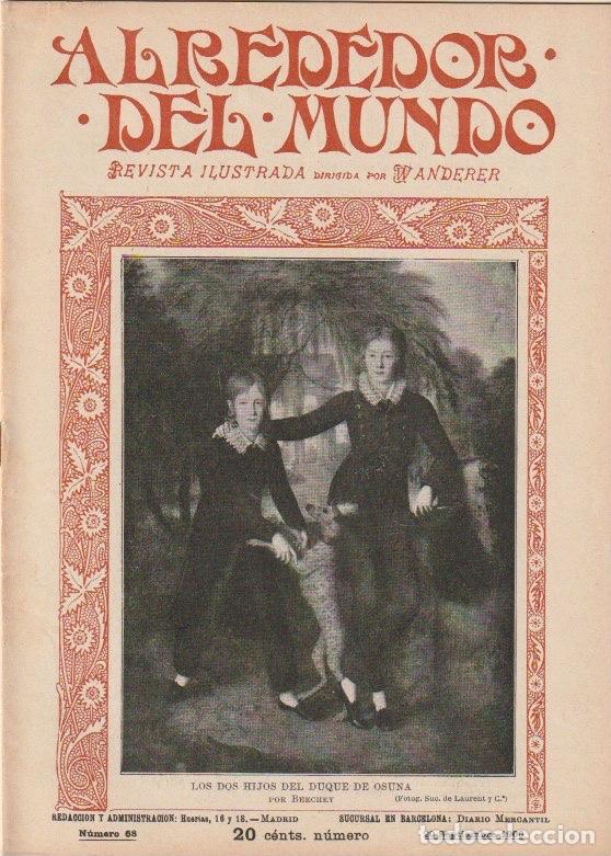 Coleccionismo de revistas y peri&oacute;dicos: Revista Alrededor del Mundo- 1900 * TARJETAS POSTALES * JEROGL&Iacute;FICOS * ANARQUISTAS *