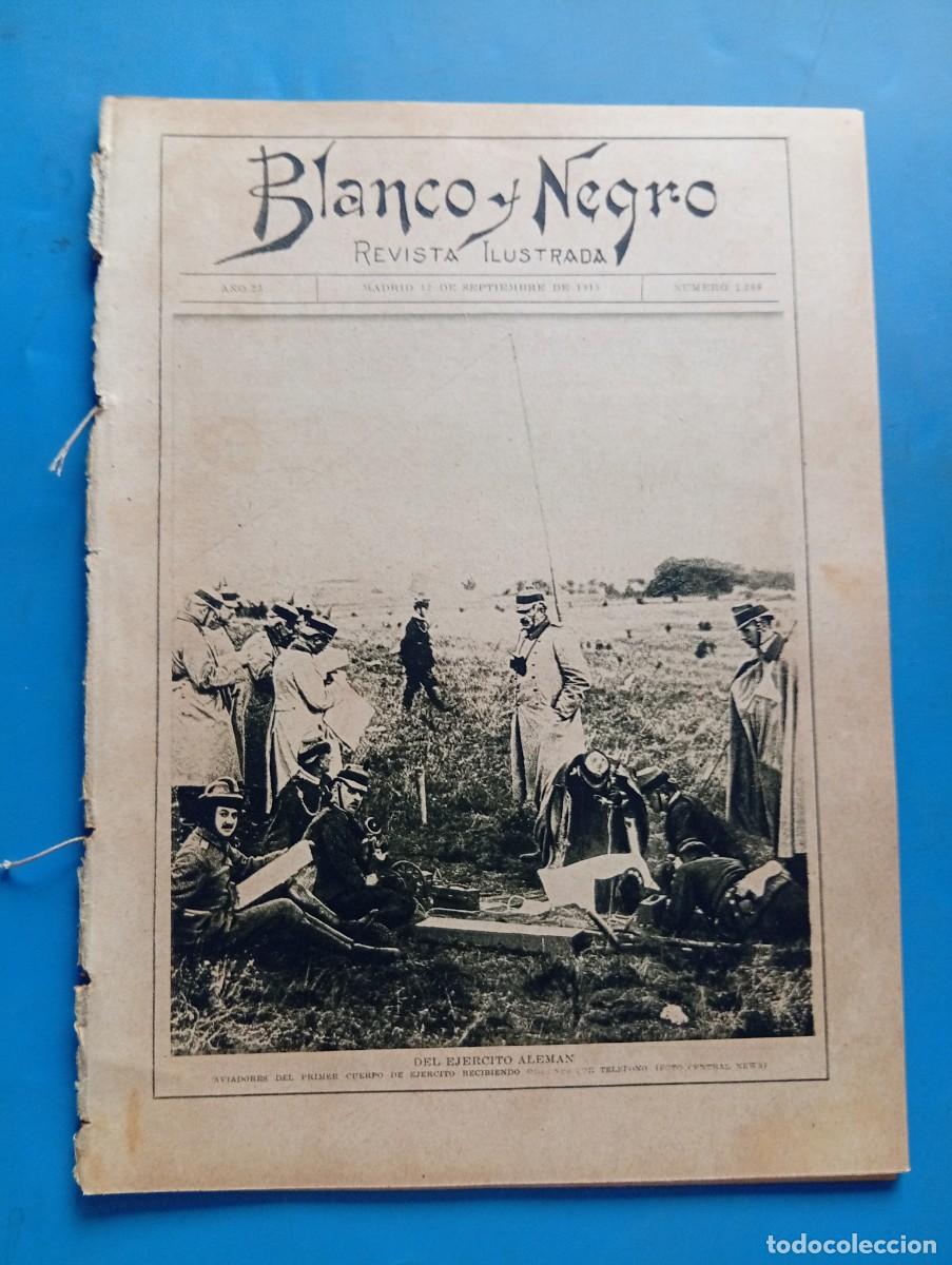 Coleccionismo de revistas y peri&oacute;dicos: BLANCO Y NEGRO. N&ordm; 1269. A&Ntilde;O 1915. MONASTERIO DE EL ESCORIAL. LOS EXPLORADORES DE BILBAO.... LEER.