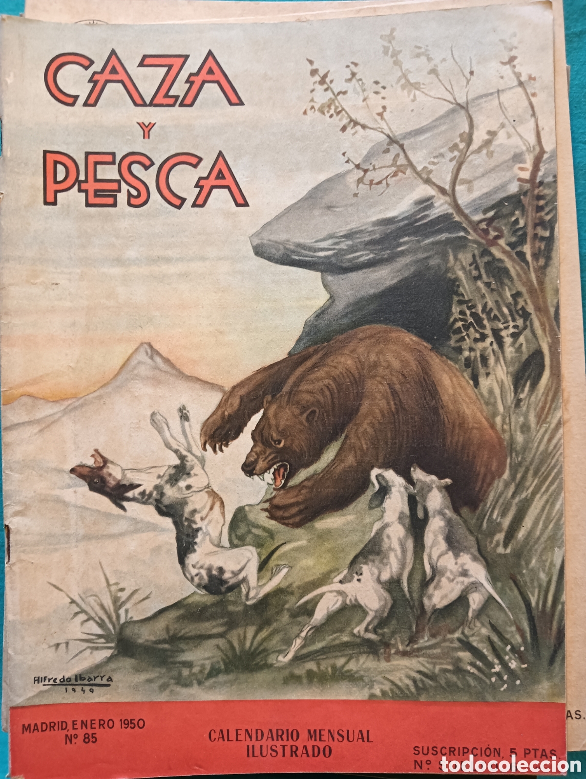 Coleccionismo de revistas y peri&oacute;dicos: Revista caza y pesca enero de 1950 n&uacute;mero 85