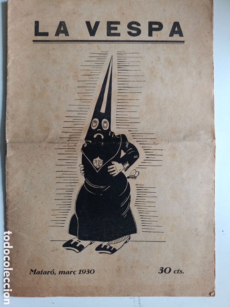 Coleccionismo de revistas y peri&oacute;dicos: La Vespa Matar&oacute; mar&ccedil; 1930 30cts
