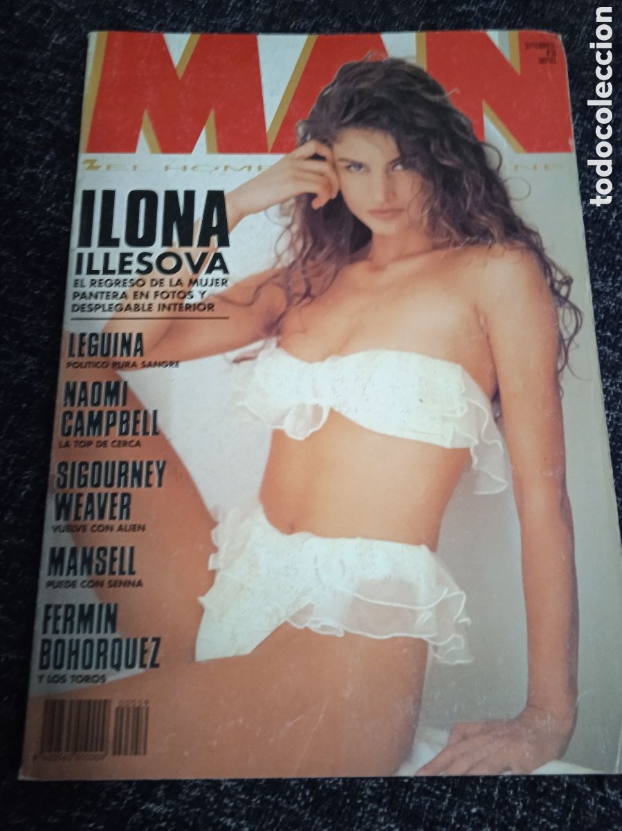 Coleccionismo de revistas y peri&oacute;dicos: MAN N&ordm; 59 SEPTIEMBRE 1992, ILONA ILLESOVA, VALERIA MONTENEGRO, NAOMI CAMPBELL, REMEDIOS CERVANTES,