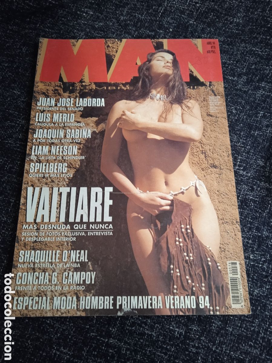 Coleccionismo de revistas y peri&oacute;dicos: MAN N&ordm; 78 ABRIL 1994 , JOAQUIN SABINA , HERMINIA MORENO , POSTER CENTRAL DESPLEGABLE: VAITIARE , RE