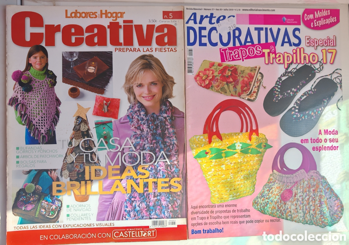 Coleccionismo de revistas y peri&oacute;dicos: Pack 2 revistas Creativa y Artes decorativas