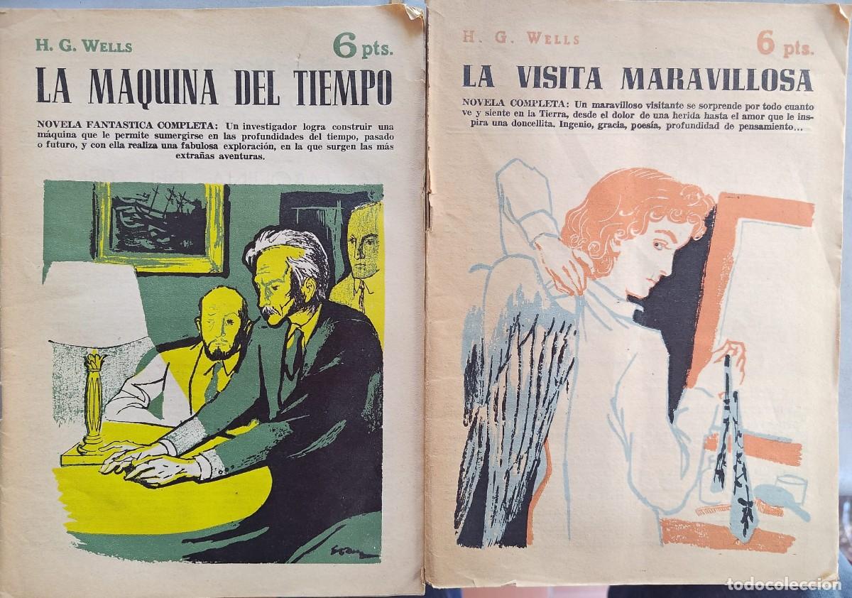 Coleccionismo de revistas y peri&oacute;dicos: La m&aacute;quina del tiempo / La visita maravillosa (H.G. Wells)