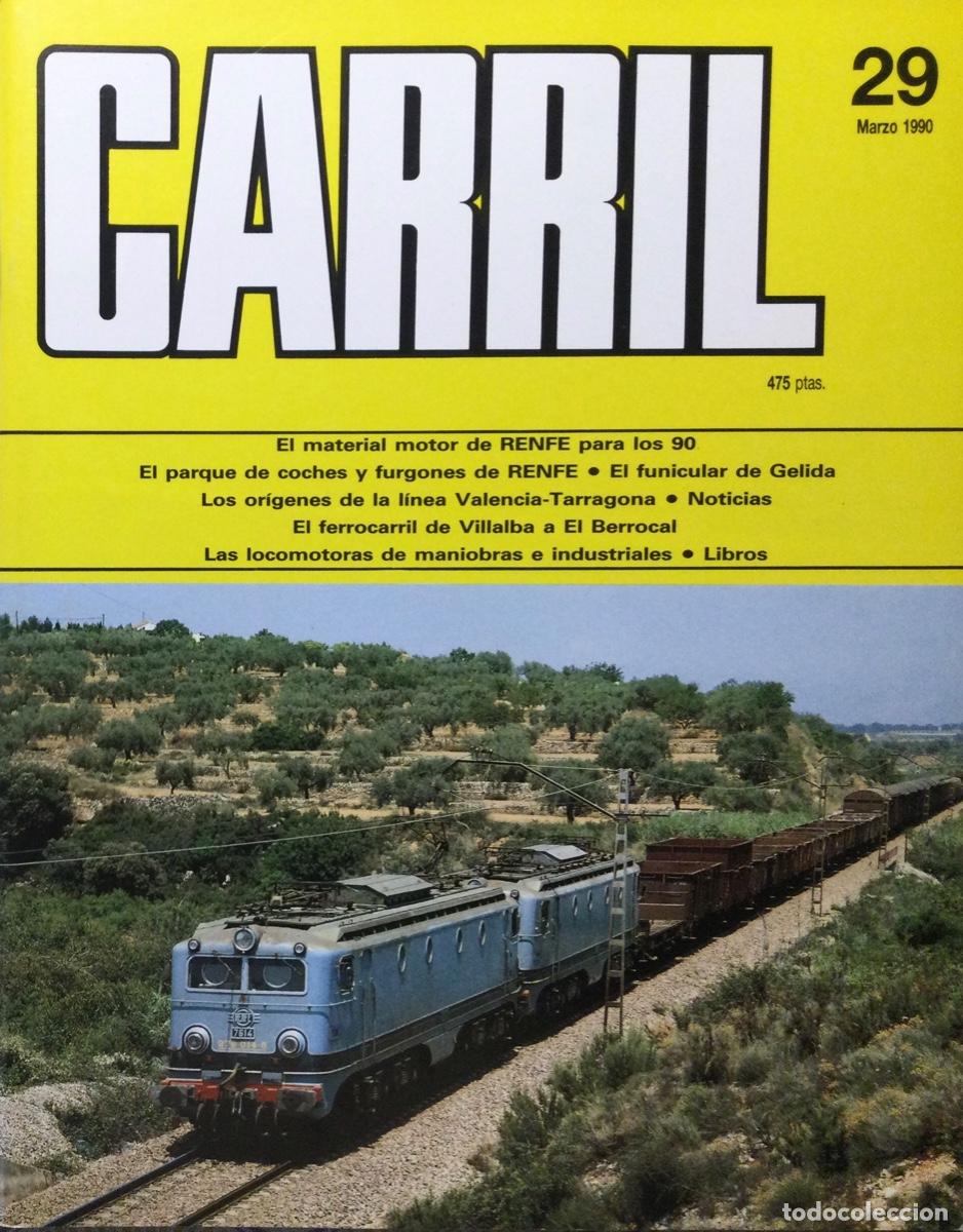 Coleccionismo de revistas y peri&oacute;dicos: REVISTA CARRIL N&Uacute;MERO 29 Marzo 1990
