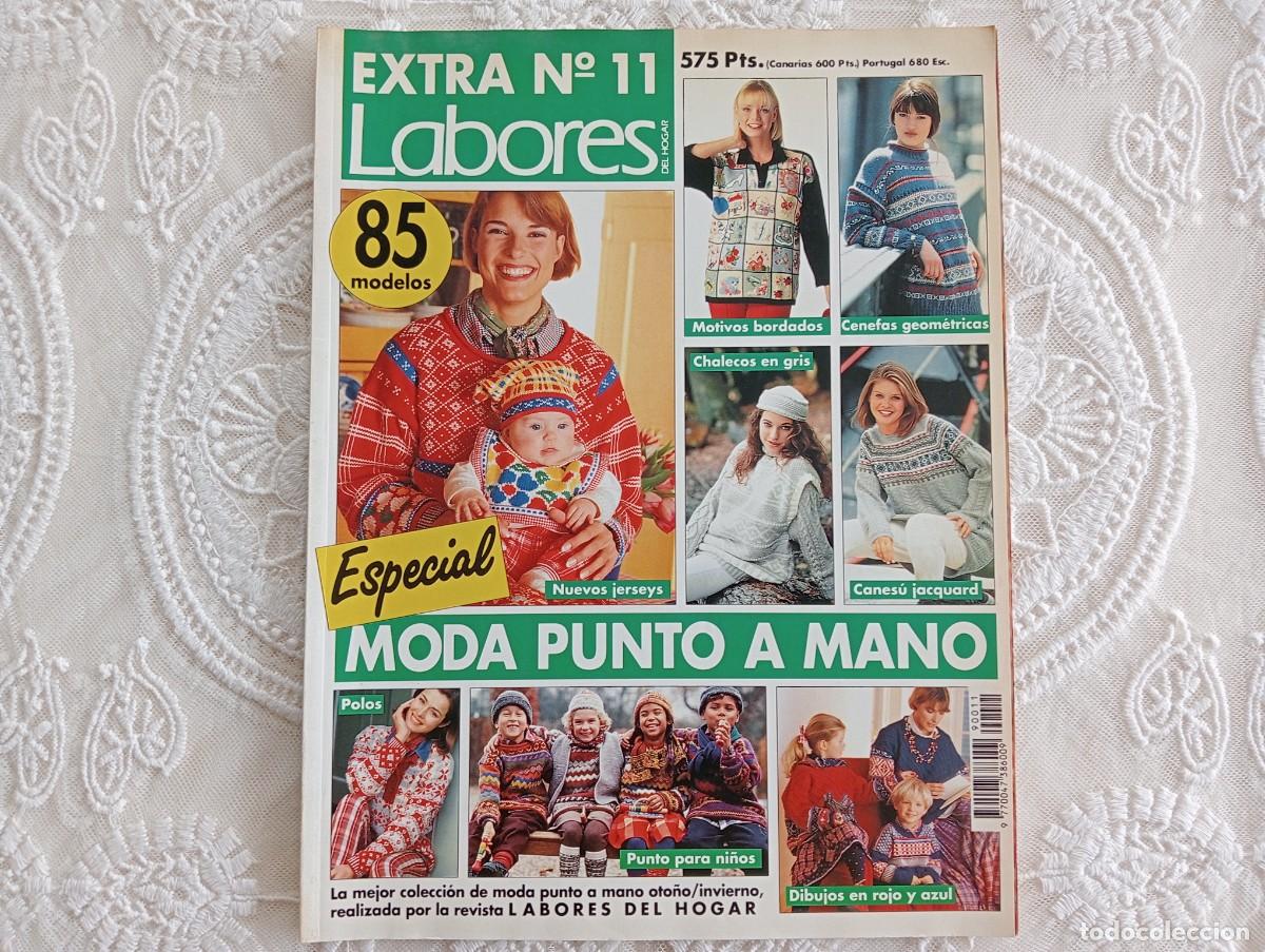 Coleccionismo de revistas y peri&oacute;dicos: Revista LABORES DEL HOGAR Extra n&ordm; 11 &ndash; 85 modelos de punto a mano