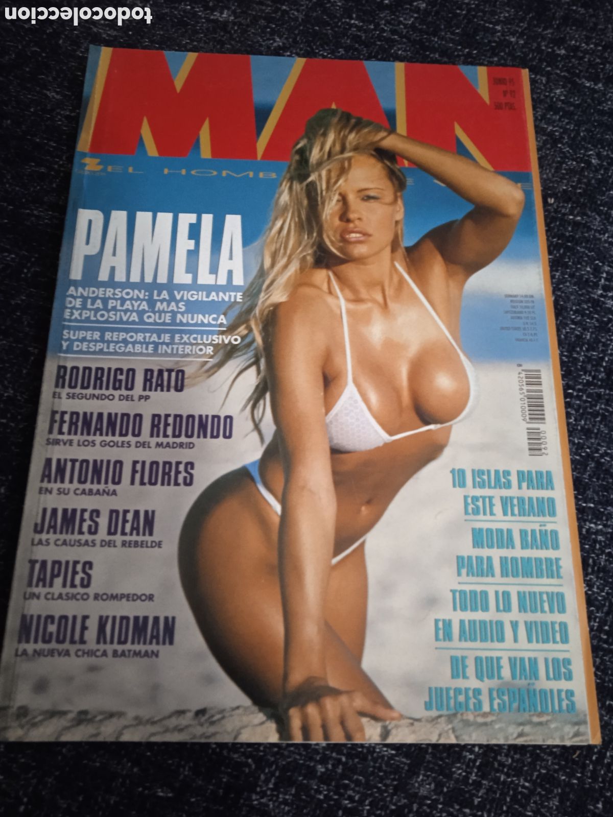 Coleccionismo de revistas y peri&oacute;dicos: MAN N&ordm; 92 JUNIO 1995 -NICOLE KIDMAN TONIO FLORES, JAMES DEAN POSTER DESPLEGABLE: PAMELA ANDERSON