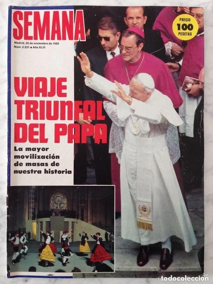 Coleccionismo de revistas y peri&oacute;dicos: SEMANA - N&ordm; 2231 - 1982 - NORMA DUVAL, CHERYL LADD, INMA DE SANTIS , MAYRA G&Oacute;MEZ KEMP . Atentado