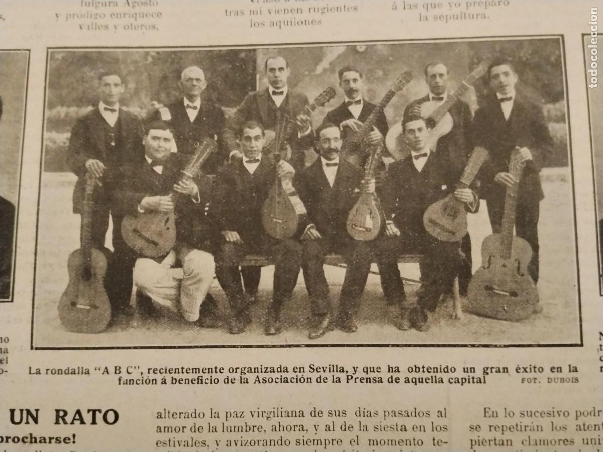 Coleccionismo de revistas y peri&oacute;dicos: EL FERROCARRIL DE ARGAMASILLA DE ALBA A TOMELLOSO INAGURACION OBRAS REVISTA A&Ntilde;O 1912