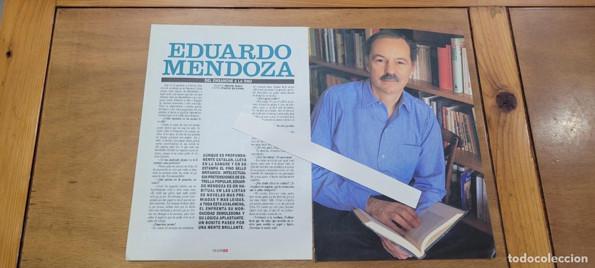 Coleccionismo de revistas y peri&oacute;dicos: CLIPPING 1990: EDUARDO MENDOZA. ENTREVISTA.