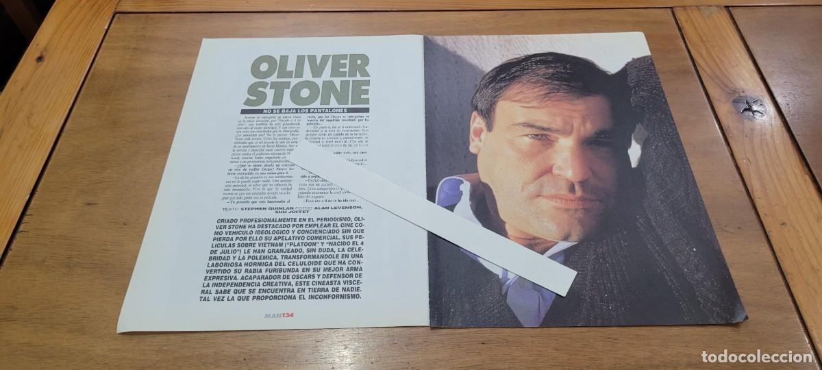 Coleccionismo de revistas y peri&oacute;dicos: CLIPPING 1990: OLIVER STONE / PUBLICIDAD JACOBS & JACOBS.