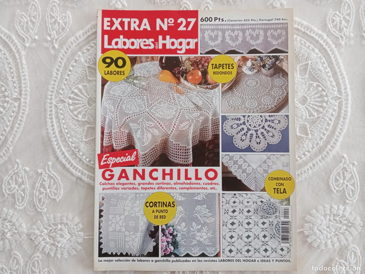 Coleccionismo de revistas y peri&oacute;dicos: Revista LABORES DEL HOGAR Extra n&ordm; 27 Especial Ganchillo &ndash; 90 modelos &ndash; Crochet &ndash; Junio 1998