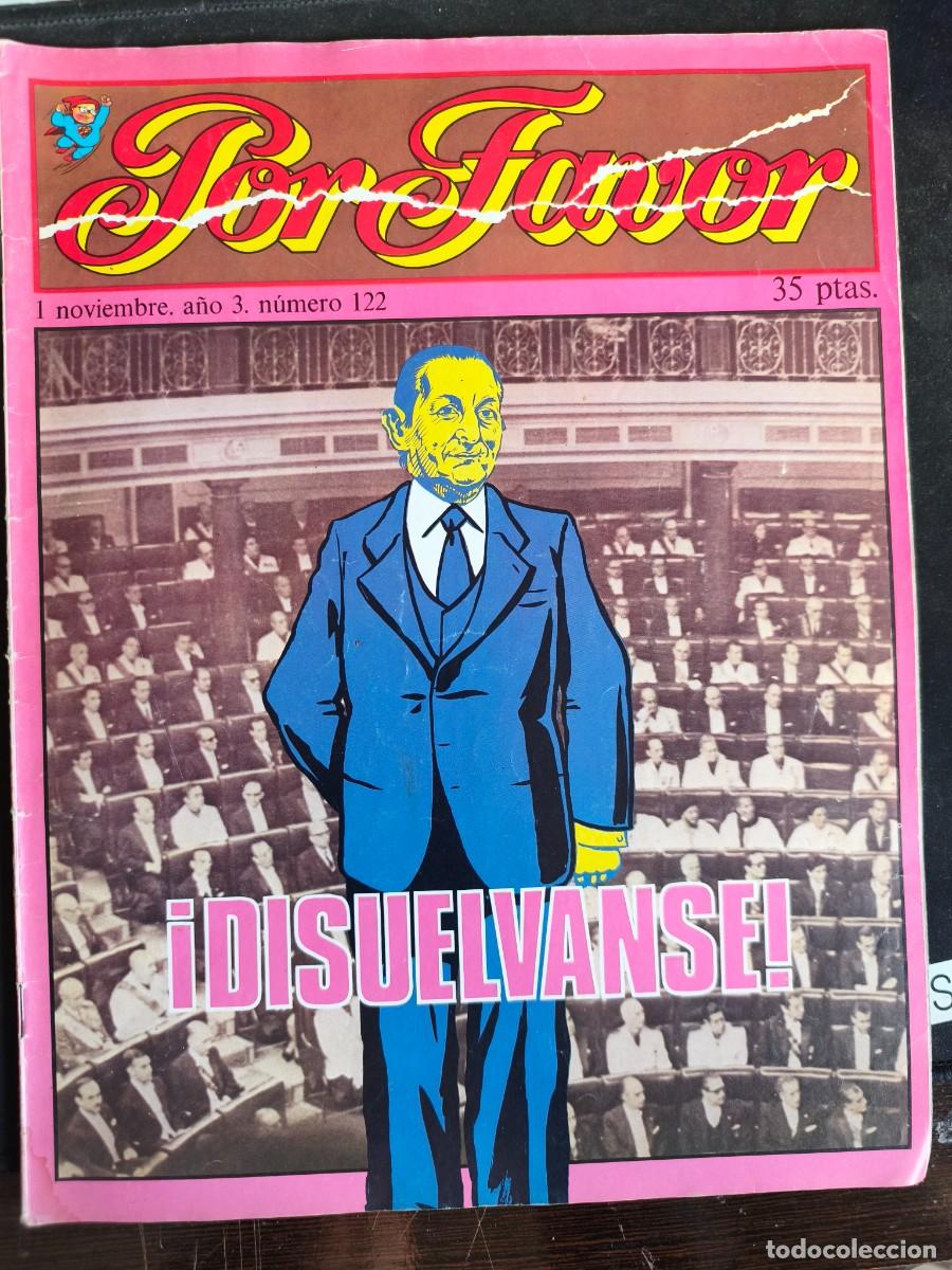 Coleccionismo de revistas y peri&oacute;dicos: Revista Por Favor n&ordm; 122 estado normal