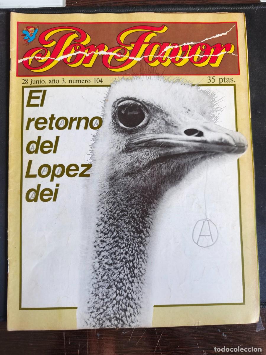 Coleccionismo de revistas y peri&oacute;dicos: Revista Por Favor n&ordm; 104 estado normal