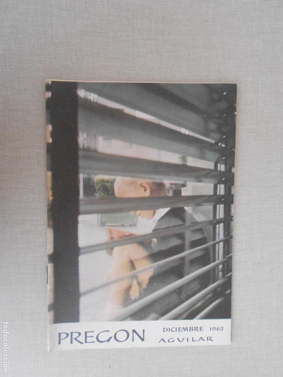Coleccionismo de revistas y peri&oacute;dicos: PREG&Oacute;N BOLET&Iacute;N LITERARIO E INFOMATIVO -DICIEMBRE 1962 - AGUILAR