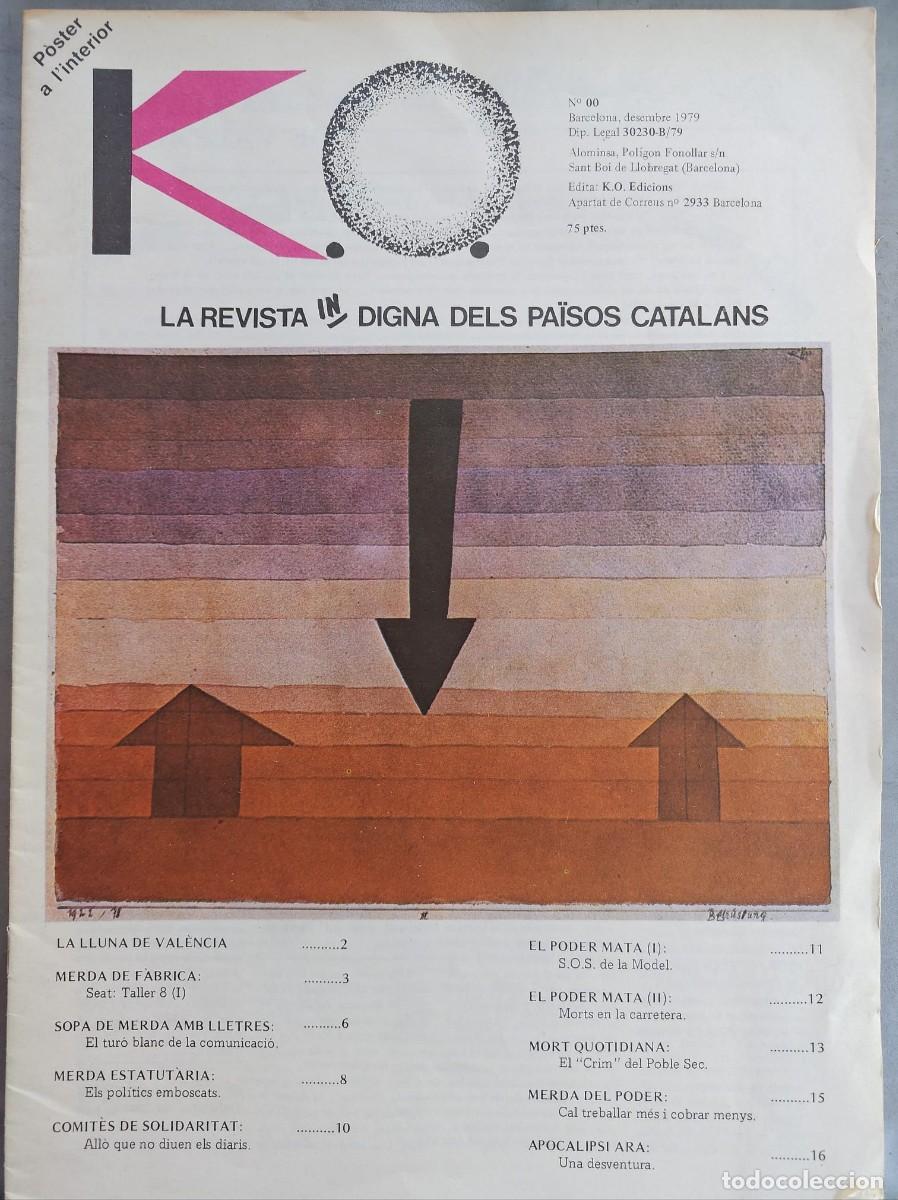 Coleccionismo de revistas y peri&oacute;dicos: K.O. La revista (in)digna dels pa&iuml;sos catalans. N&uacute;m 00 (1979)