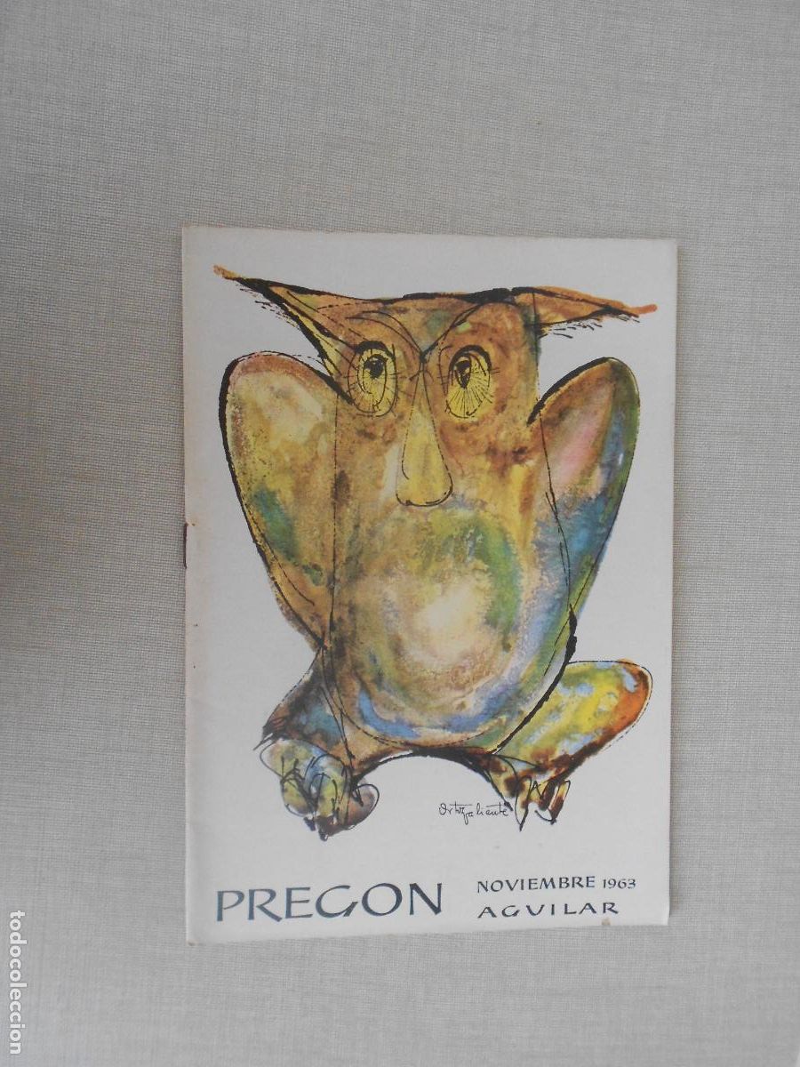 Coleccionismo de revistas y peri&oacute;dicos: PREG&Oacute;N BOLET&Iacute;N LITERARIO E INFOMATIVO - NOVIEMBRE 1963- AGUILAR