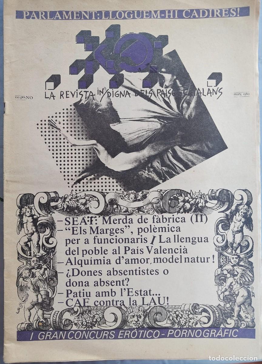 Coleccionismo de revistas y peri&oacute;dicos: K.O. La revista (in)digna dels pa&iuml;sos catalans. N&uacute;m 0 (1980)