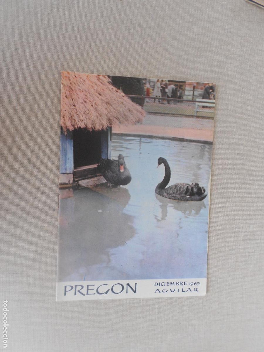 Coleccionismo de revistas y peri&oacute;dicos: PREG&Oacute;N BOLET&Iacute;N LITERARIO E INFOMATIVO - DICIEMBRE 1965- AGUILAR