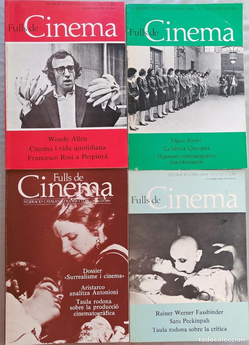 Coleccionismo de revistas y peri&oacute;dicos: Fulls de Cinema. N&uacute;m. 2, 3, 4, 5 (1978 en endavant)