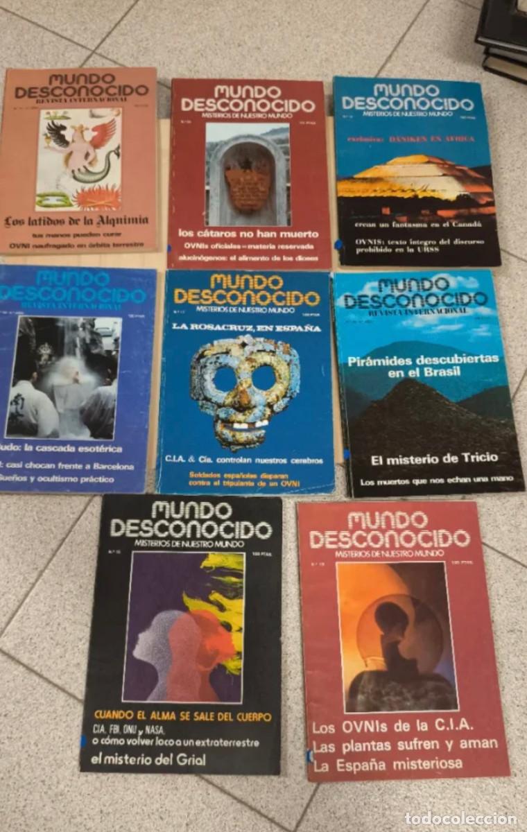 Coleccionismo de revistas y peri&oacute;dicos: LOTE 8 REVISTAS MUNDO DESCONOCIDO &ndash; MISTERIOS, OVNIS, ESOTERISMO Y PARANORMAL