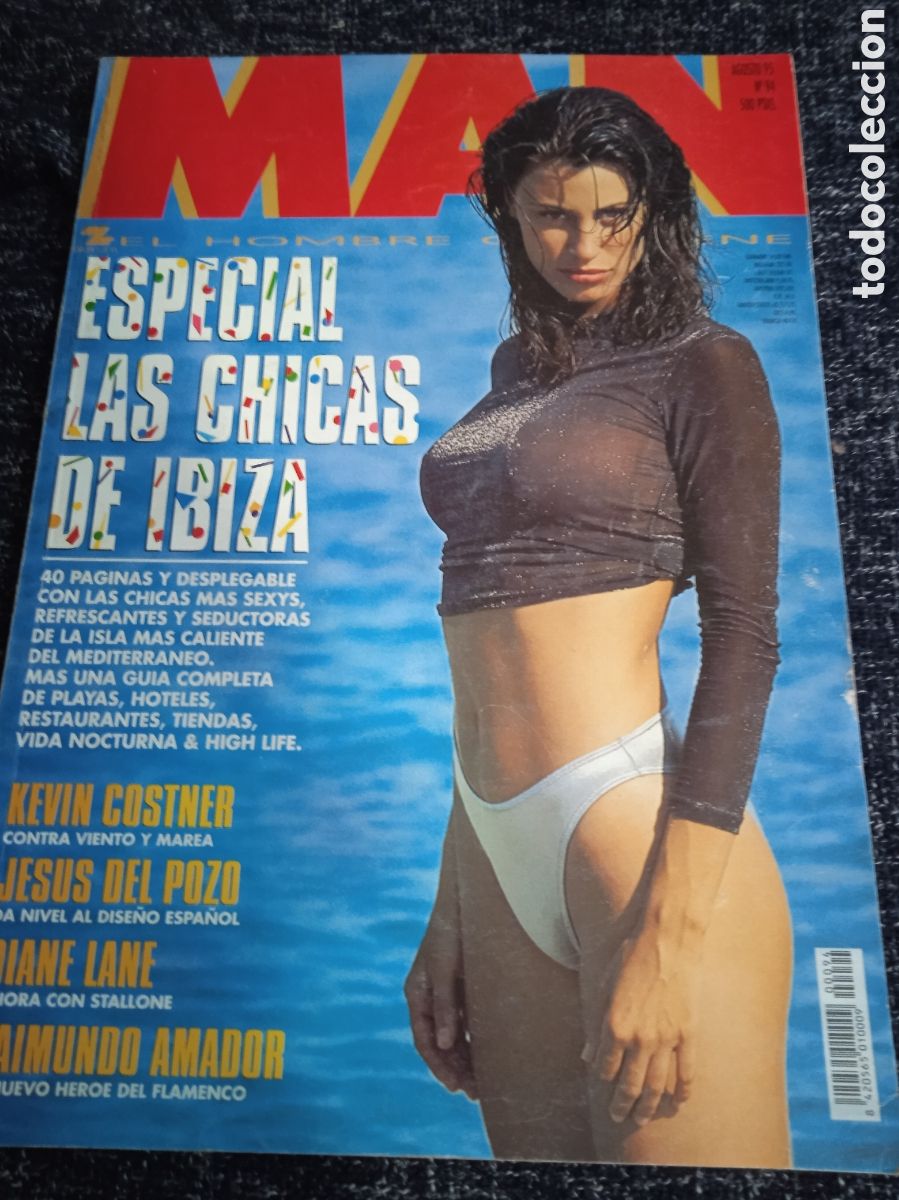 Coleccionismo de revistas y peri&oacute;dicos: MAN N&ordm; 94 A&Ntilde;O 1995 - ESPECIAL LAS CHICAS DE IBIZA , DIANE LANE, POSTER DESPLEGABLE : SOPHIE CRISEZ
