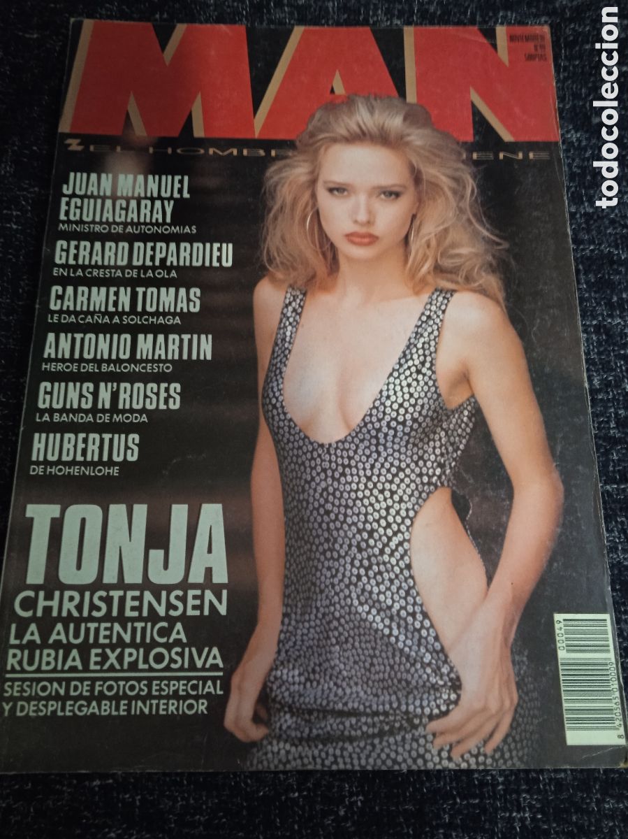Coleccionismo de revistas y peri&oacute;dicos: MAN N&ordm; 49 NOVIEMBRE 1991 tonja christensen, hubertus, guns n'roses,