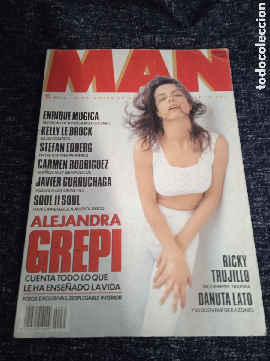 Coleccionismo de revistas y peri&oacute;dicos: MAN N&ordm; 35 SEPTIEMBRE 1990, DANUTA LATO, POSTER: ALEJANDRA GREPI