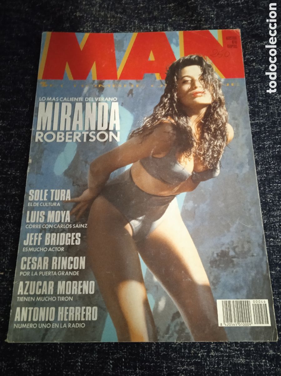 Coleccionismo de revistas y peri&oacute;dicos: MAN N&ordm; 46 AGOSTO 1991, MONICA BELLUCCI, AZUCAR MORENO - POSTER : MIRANDA ROBERTSON