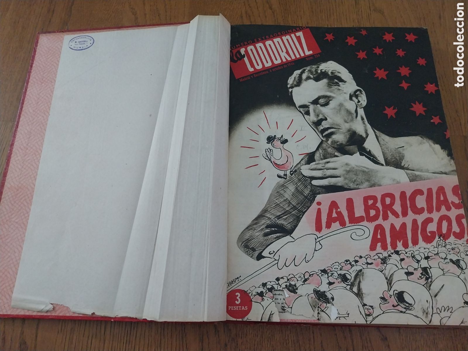 Collection Magazines and Newspapers: TOMO LA CODORNIZ A&Ntilde;O 1946 . 28 NUMEROS ORIGINALES. DIBUJOS HERREROS HOFF COBEAN MAUSER ETC ..