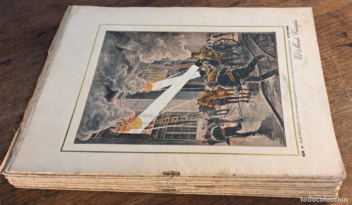 Coleccionismo de revistas y peri&oacute;dicos: Lote de revistas &ldquo;El Mundo Cient&iacute;fico&rdquo;, a&ntilde;os 1901‑1903