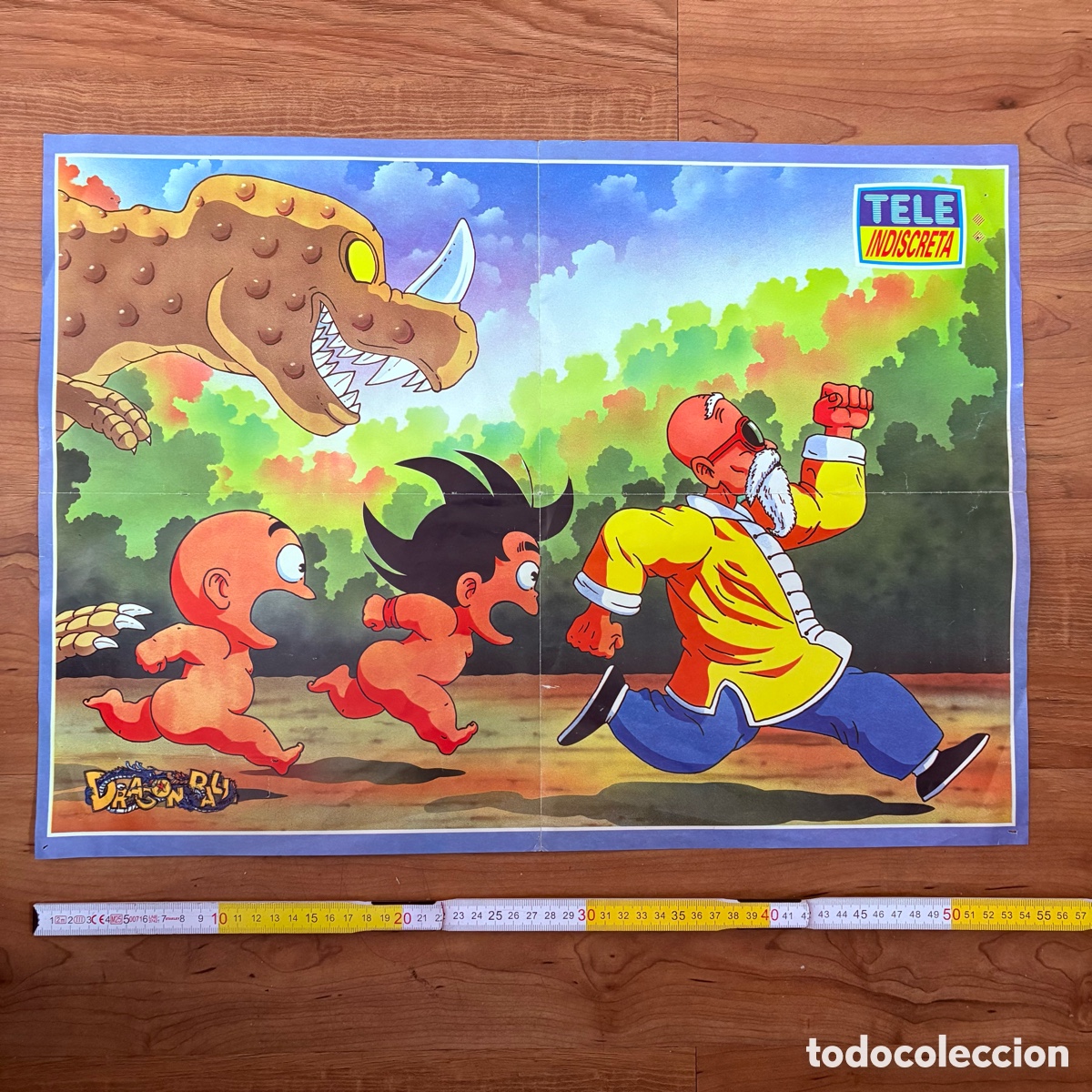 Coleccionismo de revistas y peri&oacute;dicos: poster revista teleindidscreta tele indiscreta dragon ball z dragonball bola de dragon johnny depp