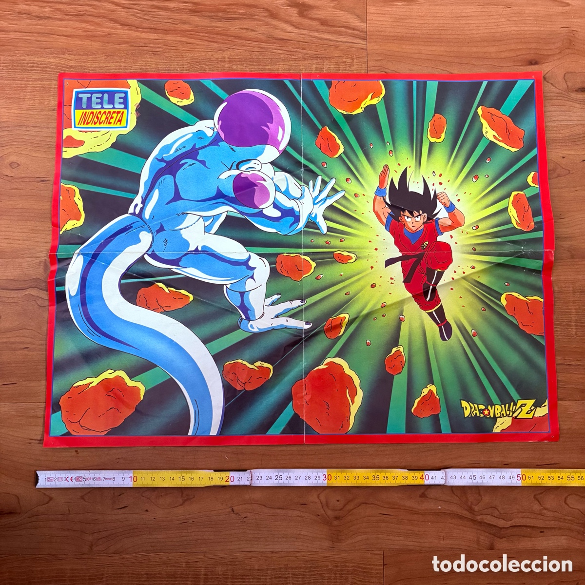 Coleccionismo de revistas y peri&oacute;dicos: poster revista teleindiscreta tele indiscreta dragon ball z dragonball bola de dragon jesus vazquez