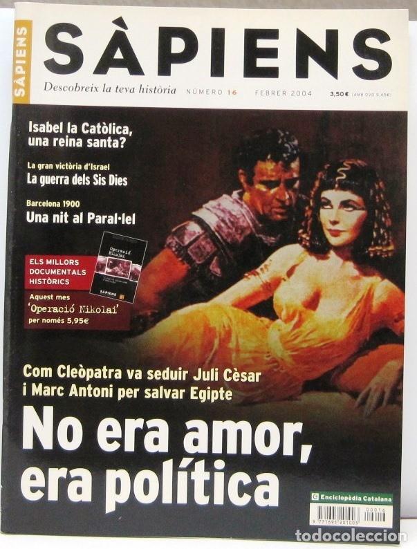Coleccionismo de revistas y peri&oacute;dicos: SA&Igrave;ENS - N&ordm; 16 - NO ERA AMOR ERA POLITICA - REVISTA EN CATALAN