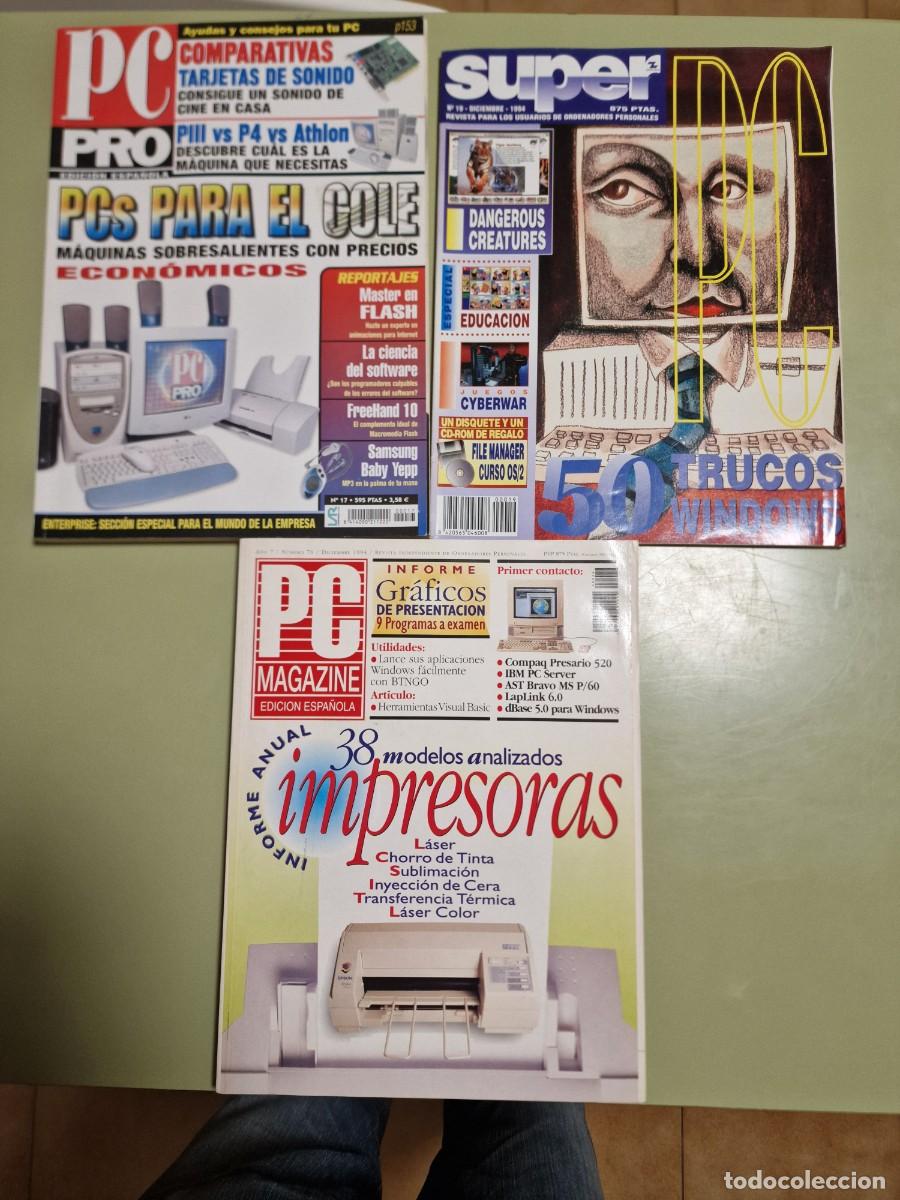 Coleccionismo de revistas y peri&oacute;dicos: 2 Revistas de informatica Dic.1994 +1 de Sep.2001