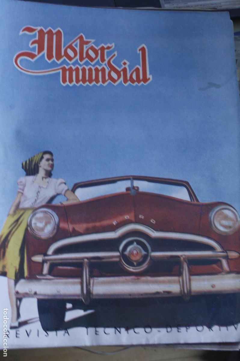 Coleccionismo de revistas y peri&oacute;dicos: REVISTA DE AUTOMOVILES MOTOR MUNDIAL N&ordm; 30 GAMA FORD 1949 PREMIO EUROPA TRIGAR STARA 1948
