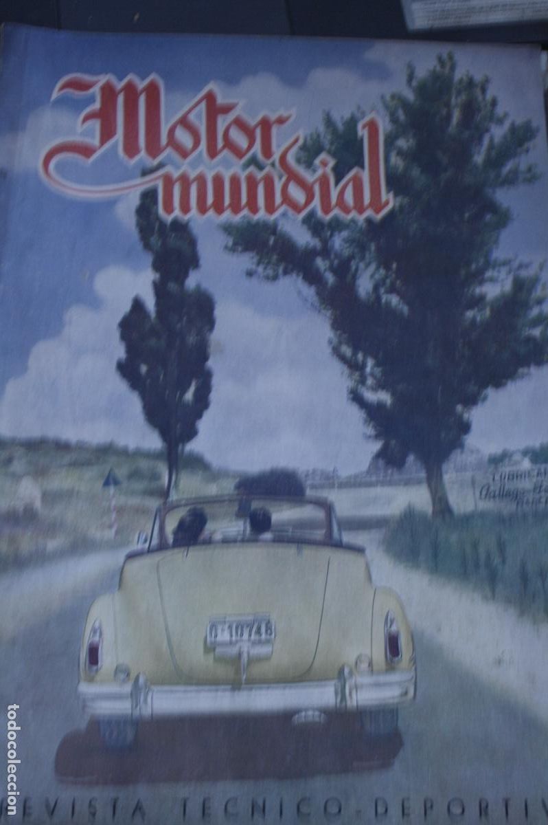 Coleccionismo de revistas y peri&oacute;dicos: REVISTA DE AUTOMOVILES MOTOR MUNDIAL NUVOLARI CARACCIOLA COCHES MOTOCILETAS 1948