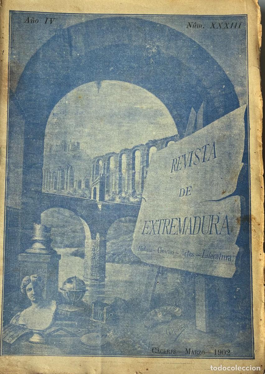 Coleccionismo de revistas y peri&oacute;dicos: Revista de Extremadura. A&ntilde;o IV, N&uacute;mero XXXIII. 1902