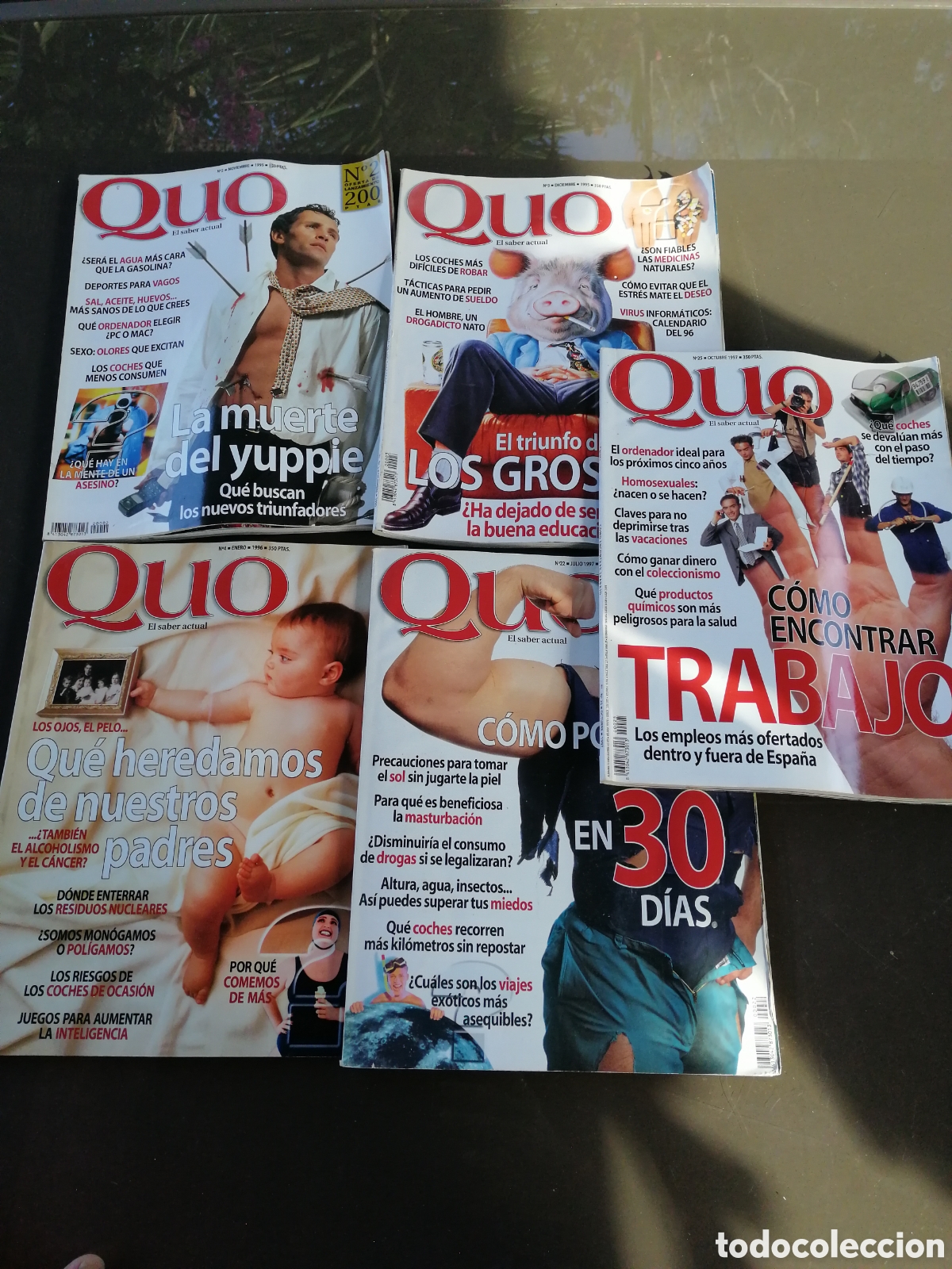 Coleccionismo de revistas y peri&oacute;dicos: Lote revistas Quo 2,3,4,22 y 25