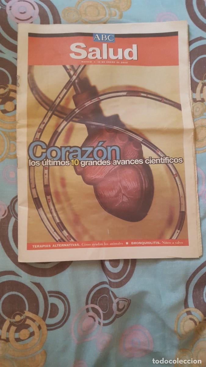 Coleccionismo de revistas y peri&oacute;dicos: Suplemento/revista peri&oacute;dico Abc Salud. Coraz&oacute;n Los &uacute;ltimos 10 grandes avances cient&iacute;ficos.A&ntilde;o 2000