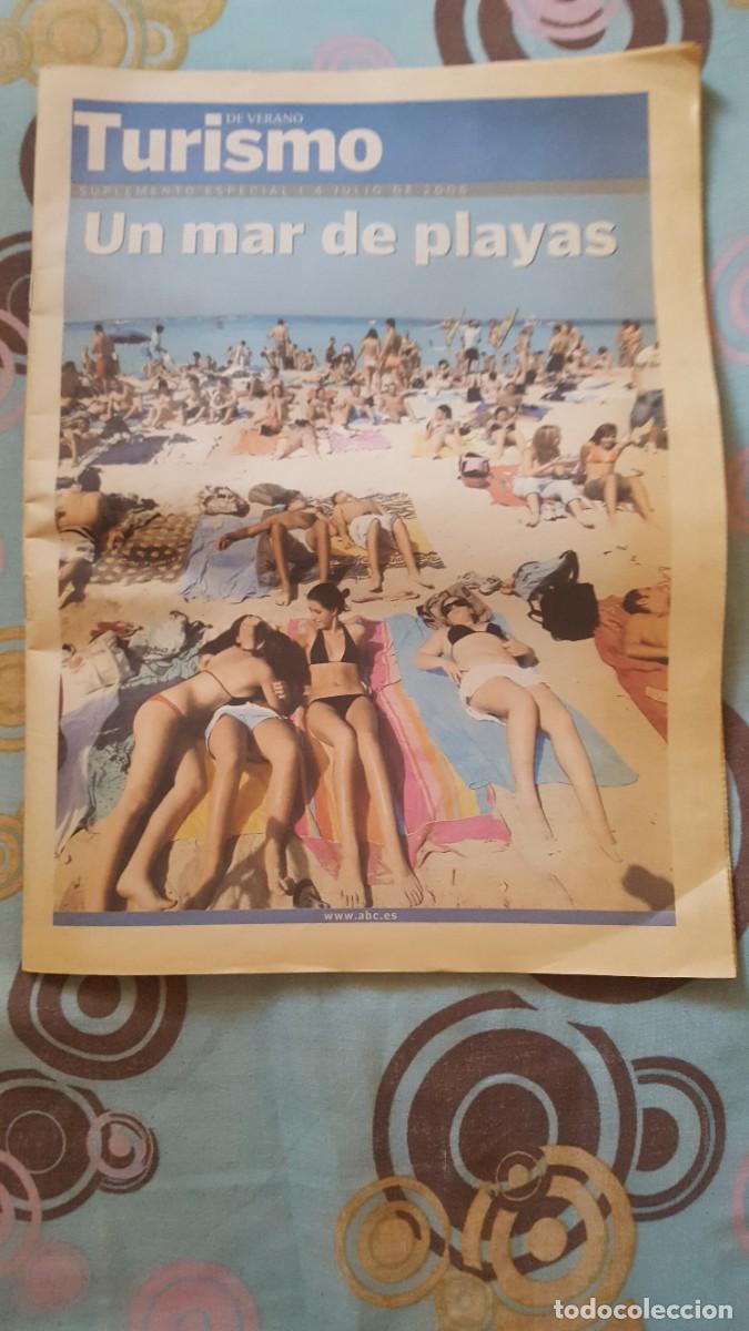 Coleccionismo de revistas y peri&oacute;dicos: Suplemento especial peri&oacute;dico Abc, Turismo de verano. Un mar de playas. A&ntilde;o 2006