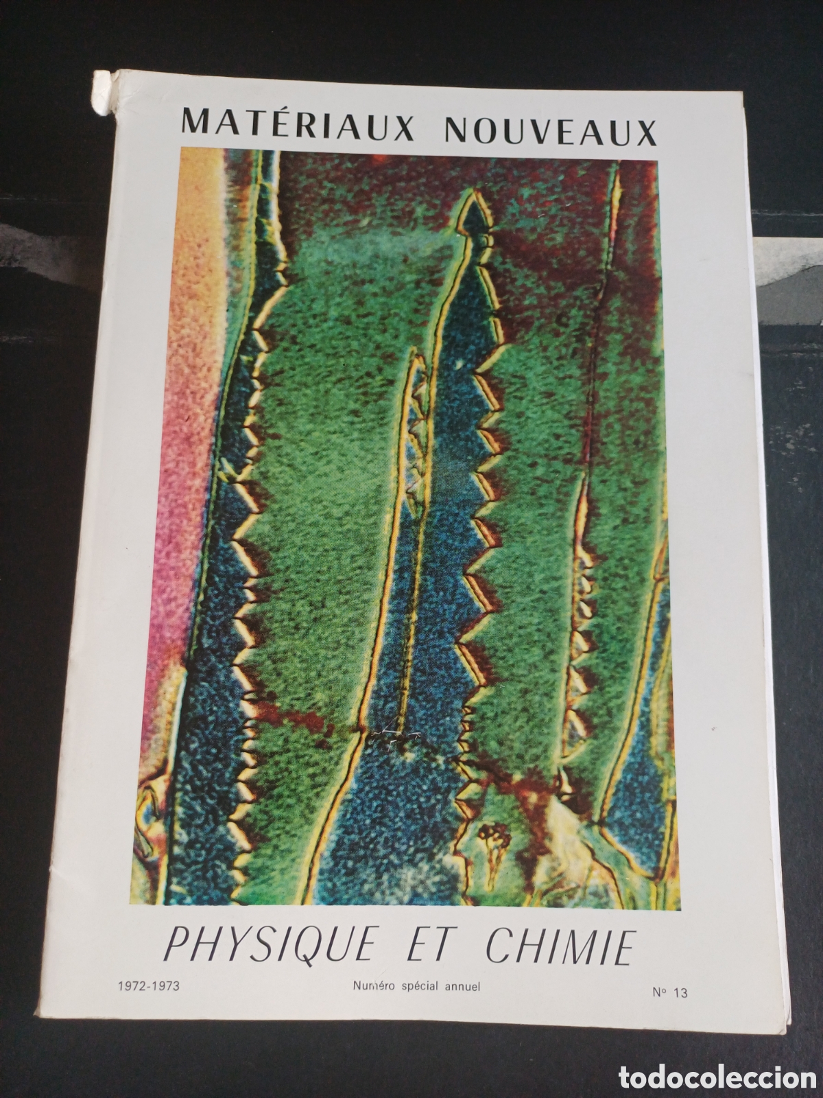 Coleccionismo de revistas y peri&oacute;dicos: Materiaux nouveaux Physique et chimie 1972 Escuela Superior Fisica Quimica Paris